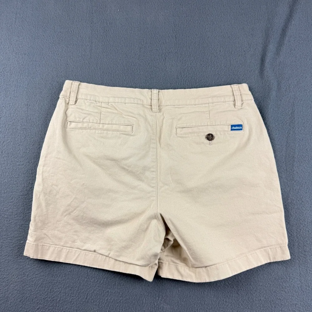 Chubbies Shorts Men's 32 Beige Chino Casual Everyday Summer Khaki 5.5